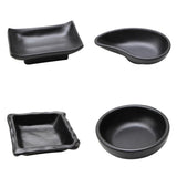 Maxbell 4Pcs Japanese Sushi Sauce Dipping Bowl Party Snack Nut Tray Butter Dish