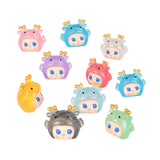 Maxbell 10 Pieces Luminous Mini Figurines Sculptures for Bedroom Living Room Desktop Dragon