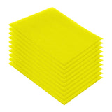 Maxbell 10x Fridge Shelf Liners Storage Refrigerator Mat for Kitchen Shelves Cabinet yellow