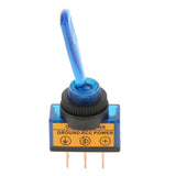 Maxbell 12VDC 20A Car Boat Marine Two Position ON/OFF SPST 0.47inch Mount Illuminated Flick Toggle Switch Color Blue - Aladdin Shoppers
