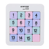 Maxbell Magnetic Number Sliding Puzzle Portable Learning Tangram Jigsaw Intelligence 4 floors