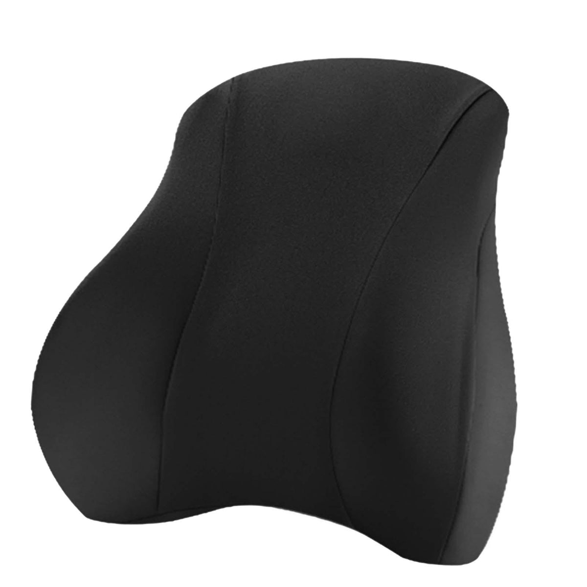 Maxbell Car Lumbar Support Pillow Back Rest Support Cushion for Tesla Model 3 Y Black
