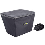 Maxbell Electric Bike Basket Liner Sunproof Practical Black Bicycle Front Basket Bag 31cmx26cmx25cm Without Handle