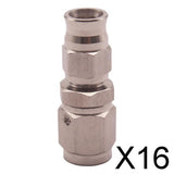 16xMotorcycle 304 SS Steel Brake line Hose AN3 Brake Hose