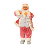 Christmas Figurine Ornament Crafts for Tabletop Party Favors Supplies Office Pink