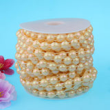 10mm DIY Half Round Bead Garland String Beads Craft Wedding Decor Yellow - Aladdin Shoppers