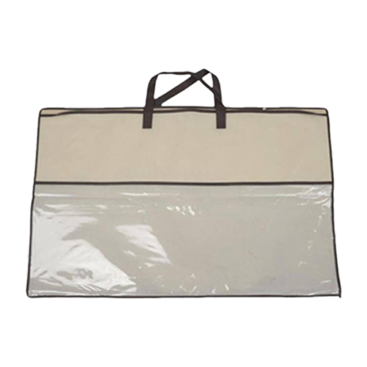 Maxbell Clothing Organizer with Zipper Blanket Storage Bag for Clothes Pillows Sheet 45x65cm