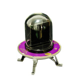 Maxbell UFO Shape Smart Digital Clock Transparent Cover for Desktop Weather Forecast