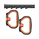 Maxbell Kettlebell Handles for Weight Plates with Connector Rod Nonslip Weight Grips