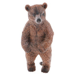 Maxbell Maxbell Realistic Standing Brown Bear Wild Animal Model Action Figure Kids Toy Gift