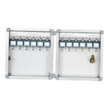 Maxbell Key Lock Box Security Key Cabinet for Apartment Garage Personal and Business 12 Keys Position