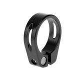 Maxbell 2x Aluminium Alloy Quick Release Mountain Bike Seat Post Clamp Silver&Black