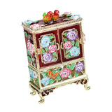 Cabinet Shaped Trinket Box Decoration for Earrings Necklaces Bracelets Rings