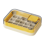 Maxbell Ice Cube Tray for Freezer Reusable for Chilled Drinks Coffee Summer Beverage Yellow