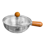 Maxbell Stainless Steel Sauce Pan Small Stockpot Butter Warmer for Camping 600ml