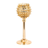 Maxbell 2 x Crystal Candleholder Votive Candlestick Centerpiece Birthday Party Gold
