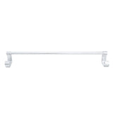 Maxbell Maxbell Aluminum Towel Rack Rail Shelf with Hooks Holder Bar Wall Mounted Single Bar