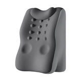Maxbell Back Lumbar Support Cushion Protection Neck Pillow for Bed Home Sofa Gray