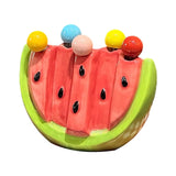 Maxbell 5 Pieces Fruit Forks Set with Ceramic Storage Jar Snack Forks for Cake Party