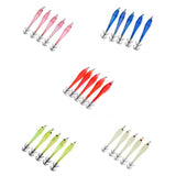 Maxbell 25Pcs Noctilucent Squid Lures Cuttlefish Saltwater Fishing Lure Hook Baits, Glow in Dark - Aladdin Shoppers