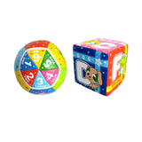 Maxbell Baby Hand Ball Durable Letter and Number Learning Roll Discover Ball for Boy Alphabet