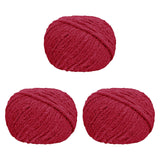 Chunky Yarn Thicken Knit Blanket Yarn for Crocheting Hand Knitting Hats Red