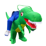 Maxbell Inflatable Riding Dinosaur Costume Cosplay Outfit for Holiday Carnival Party M