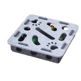 Maxbell Cat Puzzle Toy Felt Exercise Maze Game for Indoor Cats