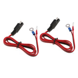 2x 1M 12V Battery Charger Terminal O Ring Connector Cable Output Connecting