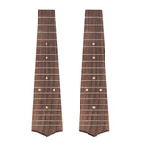 Maxbell 2 Pieces 18 Frets Ukulele Fingerboard For 26" Ukulele Accessories Uke Parts