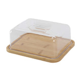 Maxbell Cake Display Stand with Clear Lid Butter Cheese Dish for Candy Dessert Cakes L