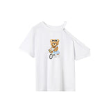 Maxbell Maxbell Womens T Shirt Summer Fashion Crewneck Shirt for Daily Wear Office Commuting XXL