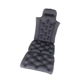 Maxbell Full Body Bath Pillow for Bathtub Bathing Accessory Comfortable Suction Cups Dark Gray