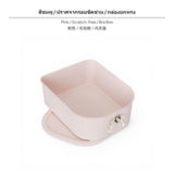 Maxbell 3-Piece Underwear Organizer Box Set, Drawer Divider Storage for Bras, Panties & Socks, French Cream Aesthetic, Stackable Plastic, Multi-Compartment, Home Closet Organization Pink Bra