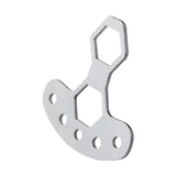 Maxbell Fishing Reel Wrench Fishing Reel Maintenance Tool for M7 M8 Nuts Enthusiasts Silver