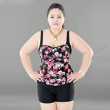 Maxbell Maxbell Women Set Sexy High Waist Large Swimwear Swimsuit Underpants Boyshorts XXXL