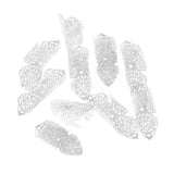 Maxbell Maxbell 10pcs Dreadlocks Beads Hollow-out Beard Pendants Antique Hair Metal Cuffs