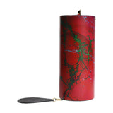 Maxbell Cord Wind Chime Simple Minimalist Home Decor for Relaxation Backyard Outdoor Red