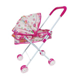 Maxbell Doll Stroller Educational Toy Kids Toy Convenient Folding for Role Play Home Lion pattern