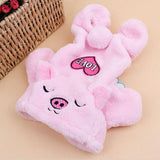 Maxbell Maxbell Pet Dog Sweater Puppy Velvet Hoodie Winter Jumpsuit Outwear Pink Pig S
