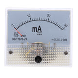 2xDC Ammeter Analog Panel Amp Meter Current Gauge Pointer Type 0-30mA 0-50mA
