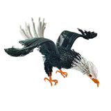 Maxbell Eagle Ornament Feng Shui Collection Hawk Figurine for Bookcase Shelf Shelves Black