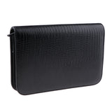 Maxbell Maxbell Soft Leather Hair Scissor Shears Case Hairdressing Comb Pouch Holster Black