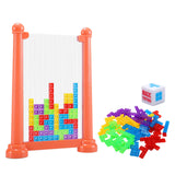 Maxbell 3D Blocks Puzzle Portable 3D Puzzles for Kids 3 4 5 6 7 8 9 10 Year Old Gift Orange