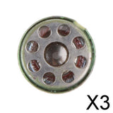 Maxbell 3x10mm In-Ear Earphone Loudspeaker Replacement Headphone Round Speaker Parts