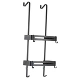 Bathroom Shower Hanging Rack Space Saving Multiuse Professional Shower Shelf Black