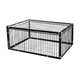 Maxbell Bird Cage Portable Metal Automatic Pigeons Collector for Feral Parrots Doves with skylight 4 Entrance