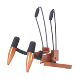 Maxbell Ukulele Stand Wood Ukulele Stand for Ukulele Musical Instruments 23x20x32.5cm dark brown