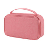 Maxbell Travel Cable Organizer Travel Case for Charger Hard Disk Digital Accessories Pink