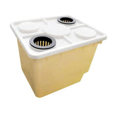 Maxbell Hydroponic Grow Barrels Multipurpose Growth Planter for Flowers Tomato Fruit yellow